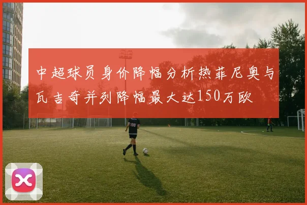 中超球员身价降幅分析热菲尼奥与瓦吉奇并列降幅最大达150万欧