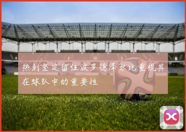热刺坚定留住波罗德泽尔比重视其在球队中的重要性